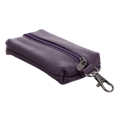 Luxshiny Autoschlüssel Aufbewahrungstasche mit Reißverschluss Multifunktionale Geldbörse für Schlüssel und Karten Handytasche für Männer und Frauen aus PU für Unterwegs von Luxshiny