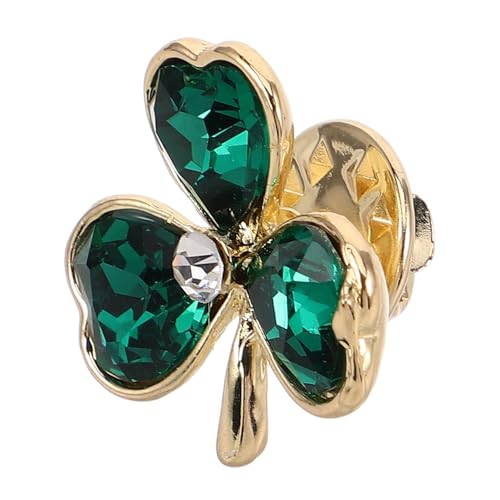 Luxshiny Dreiblättrige Brosche mit Anstecknadel für Kleidung Sicherer Verschluss Vielseitige Schmucknadel für Anlässe und Alltag Peacock von Luxshiny