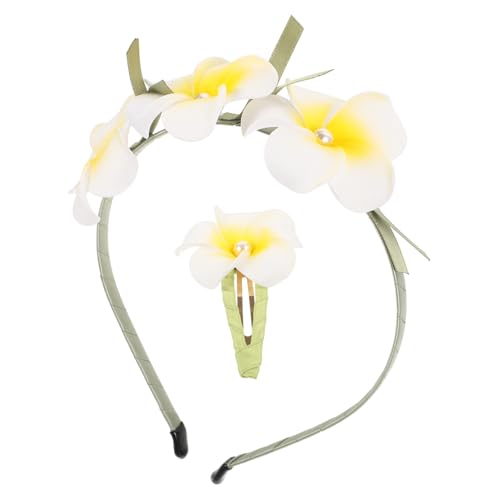 Luxshiny Hawaiianische Plumeria Haarklammern Künstliche Blumen Haarspangen für Damen Eleganter Hawaii Party Haarschmuck Leicht und Tragbar für Strand Festival Hochzeit von Luxshiny