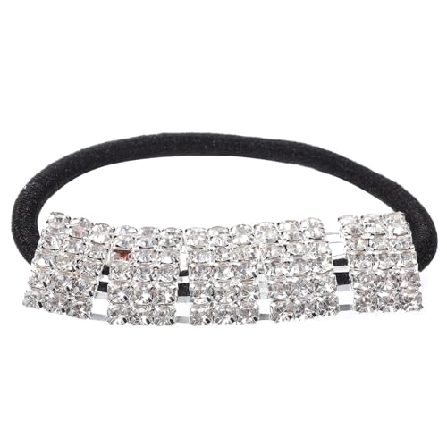 Luxshiny Haarstäbchen Für Brötchen Kristall-Elastischer Haargummi Strass-Pferdeschwanzhalter Kristall-Haarband Haargummi-Halter Für Frauen Und Mädchen Armbänder von Luxshiny