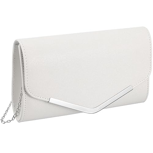 Luxshiny Kupplungstasche Handtaschen Umschlag Handgelenktaschen Für Damen Abend Handtasche Clutch-abendtasche Clutch Handtasche Weisse Clutch Clutch Weiß Klein Mann Nackte Tasche von Luxshiny