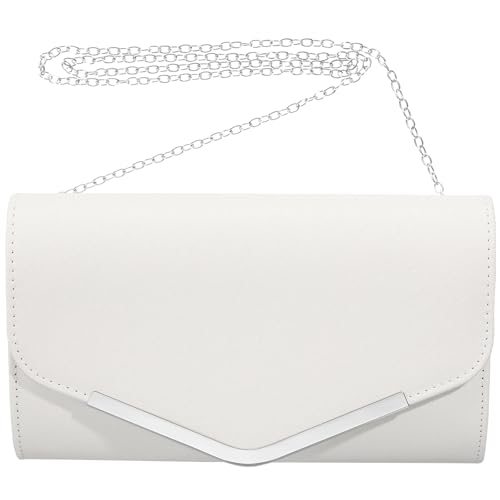 Luxshiny Kupplungstasche Handtaschen Umschlag Handgelenktaschen Für Damen Abend Handtasche Clutch-abendtasche Clutch Weisse Weiß Klein Mann Nackte Tasche von Luxshiny