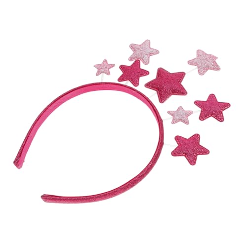 Luxshiny Glitzerstern Haarreif Für Mädchen Und Frauen Funkelnde Fünfzackige Sternen-haaraccessoires Für Geburtstagsfeiern Karneval Und Feiertags-events Einstellbare Kopfbedeckung Für von Luxshiny