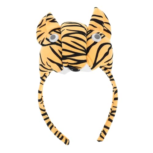 Luxshiny Tigerohren-stirnband Aus Plüsch Tierkostüm Für Junge Mädchen Sweet Zoo-stirnband Für Bühnenauftritte Und Partys von Luxshiny