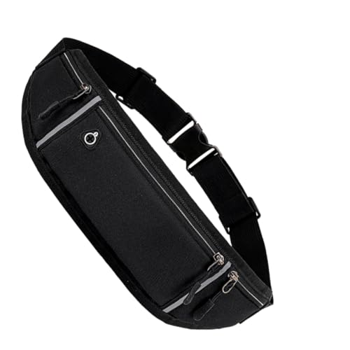 Luxshiny wasserdichte Bauchtasche für Damen Praktische Hüfttasche für Outdoor Sport Reisen und Einkaufen Leichtes Design mit Kopfhörerloch und Hochwertigem Oxford für Handy Schlüssel und von Luxshiny