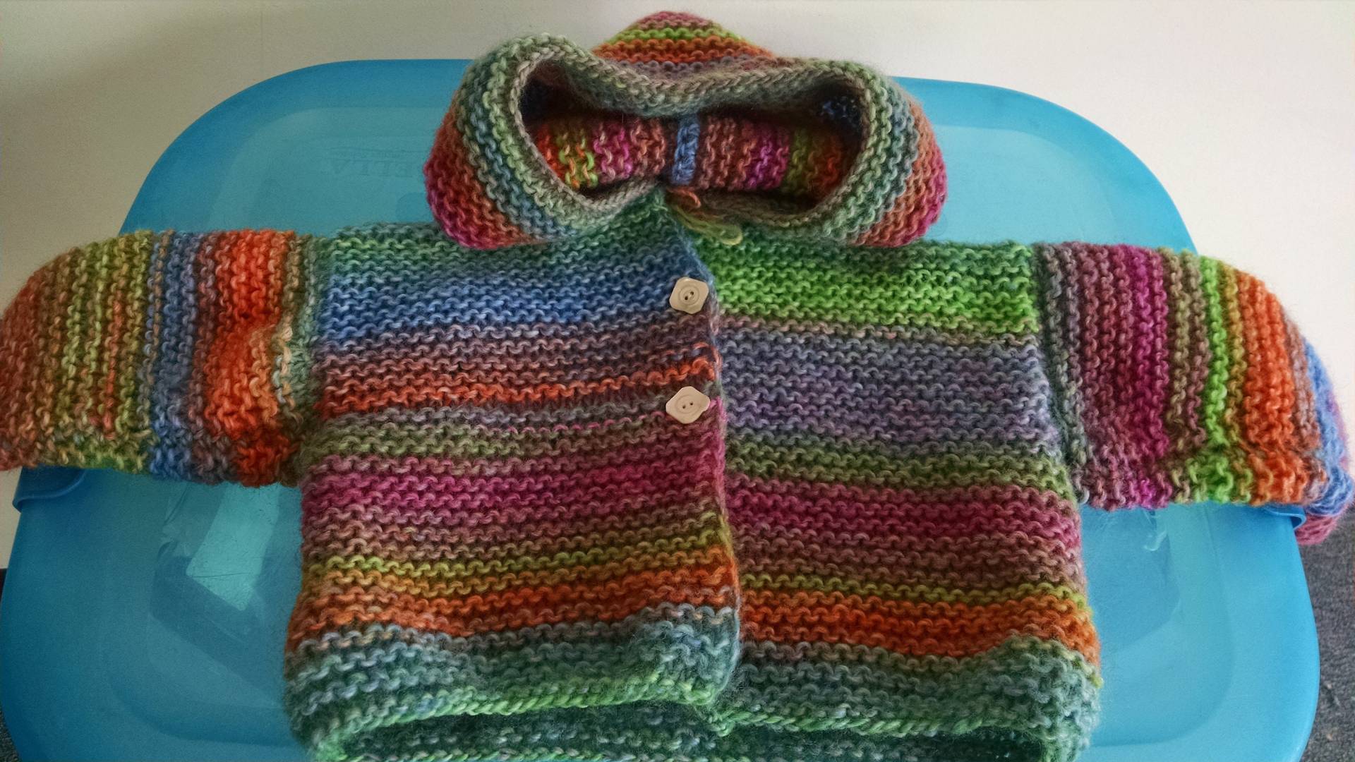 Handgestrickter Baby Pullover Mit Kapuze in Mehreren Farben Und Verschiedenen Größen von LuxuryKnitFashion