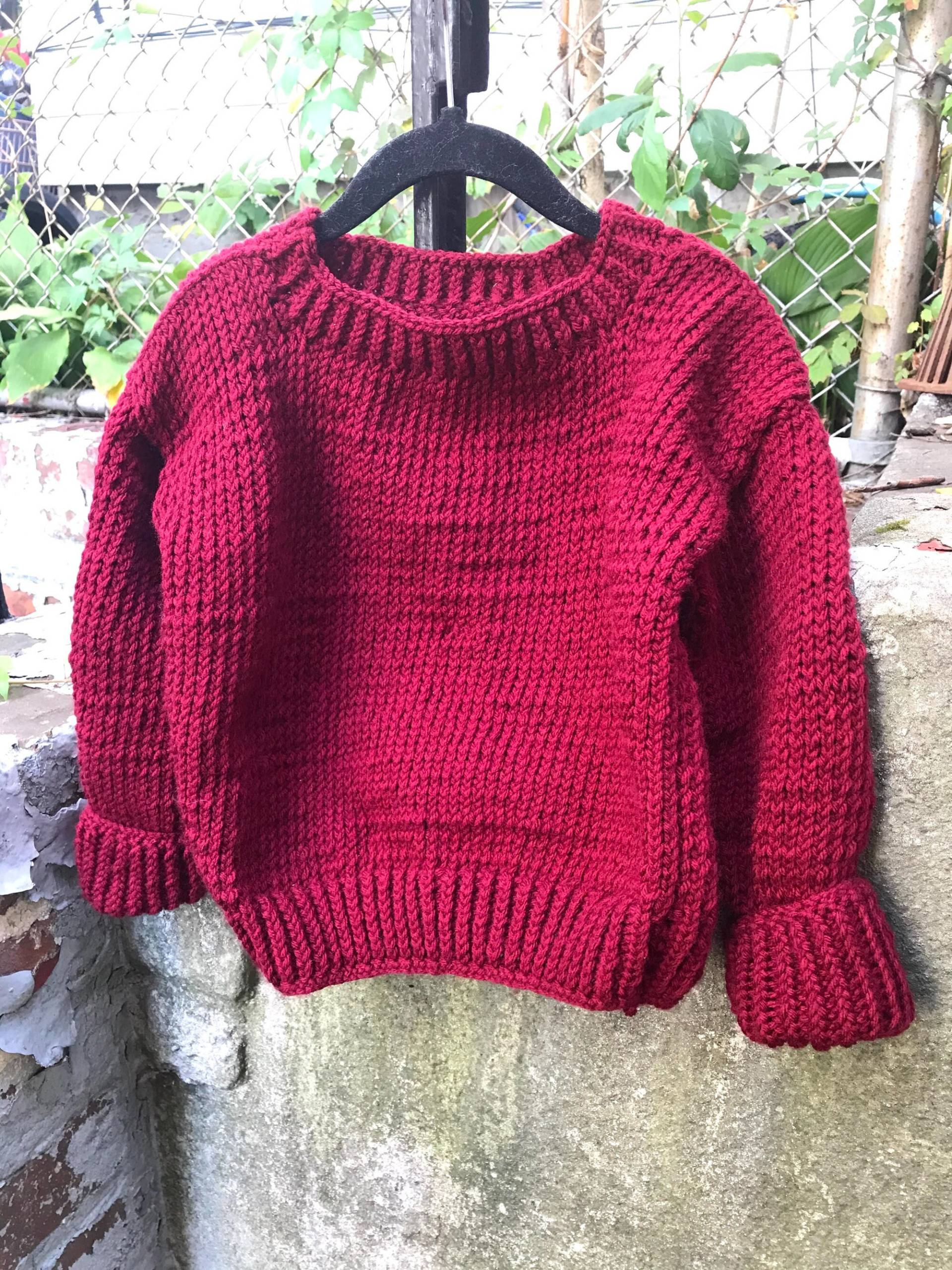 Jungen Pullover "Kevin" "Home Alone" Handgestrickt." von LuxuryKnitFashion