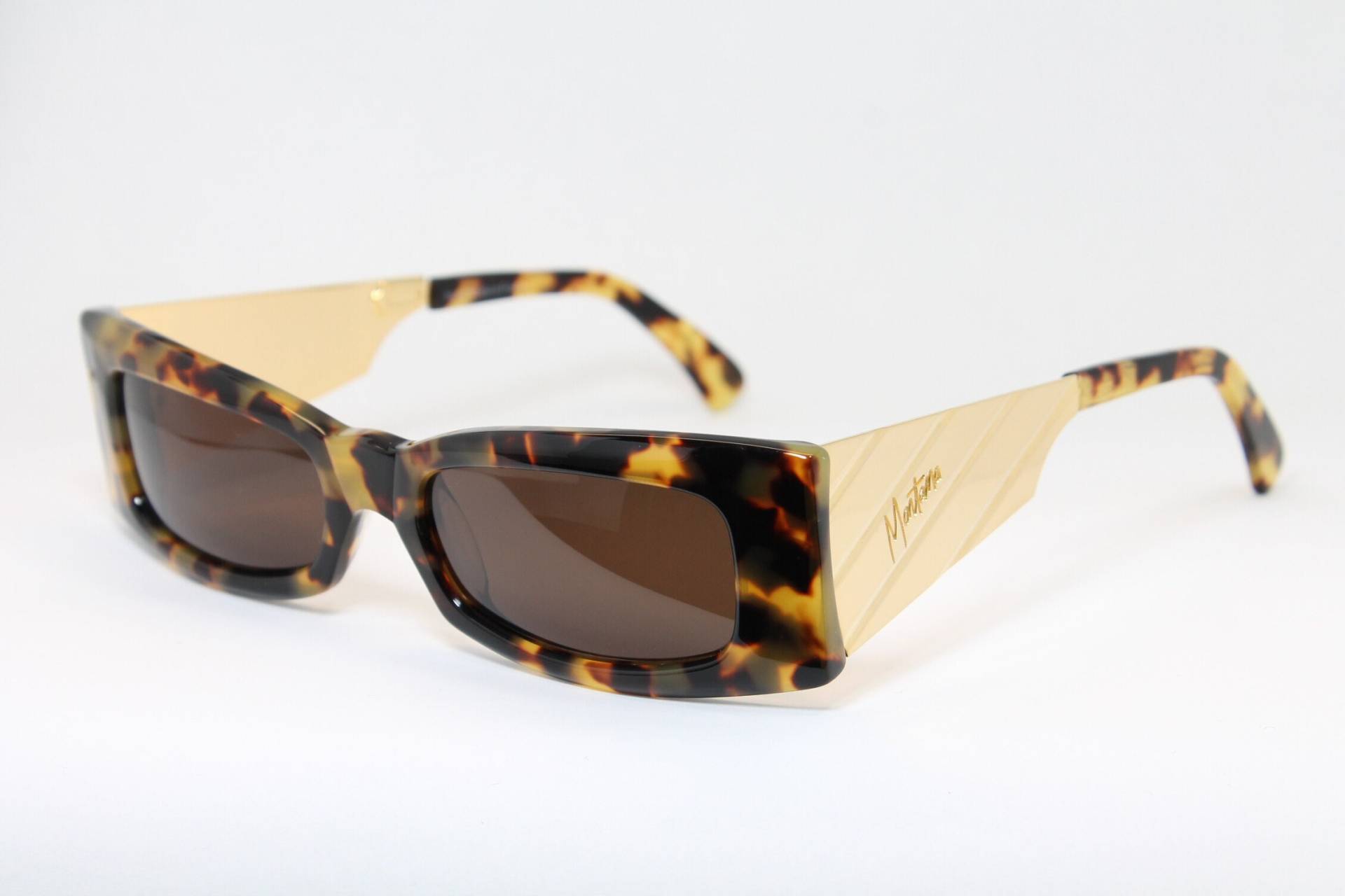 Dicke Claude Montana 588 026 Gold Erstaunlich Seltene Einzigartige Echte Vintage-Sonnenbrille Lunettes Occhiali Bril Solglasögon Gafas Lse12 von LuxurySunEyes