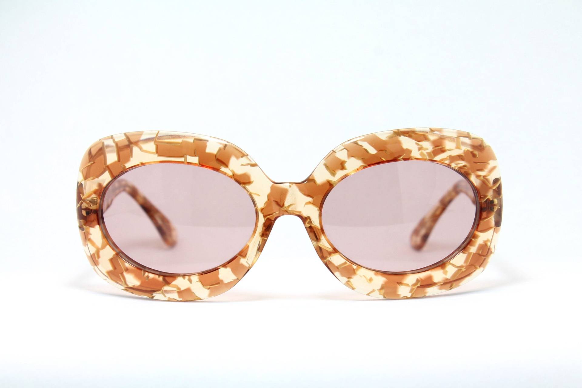 Lancel Paris 1007-654 Außergewöhnlicher Druck Seltenes Unikat Original Vintage Sonnenbrille Lunettes Occhiali Solglasögon Sole #lse05 von LuxurySunEyes