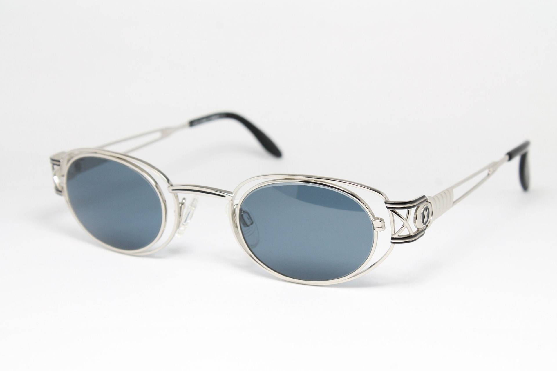 Paloma Picasso 8608 290 Steampunk Silber Seltene Einzigartige Echte Vintage-Sonnenbrille Lunettes Occhiali Solglasögon Bril Gafas Lse07 von LuxurySunEyes