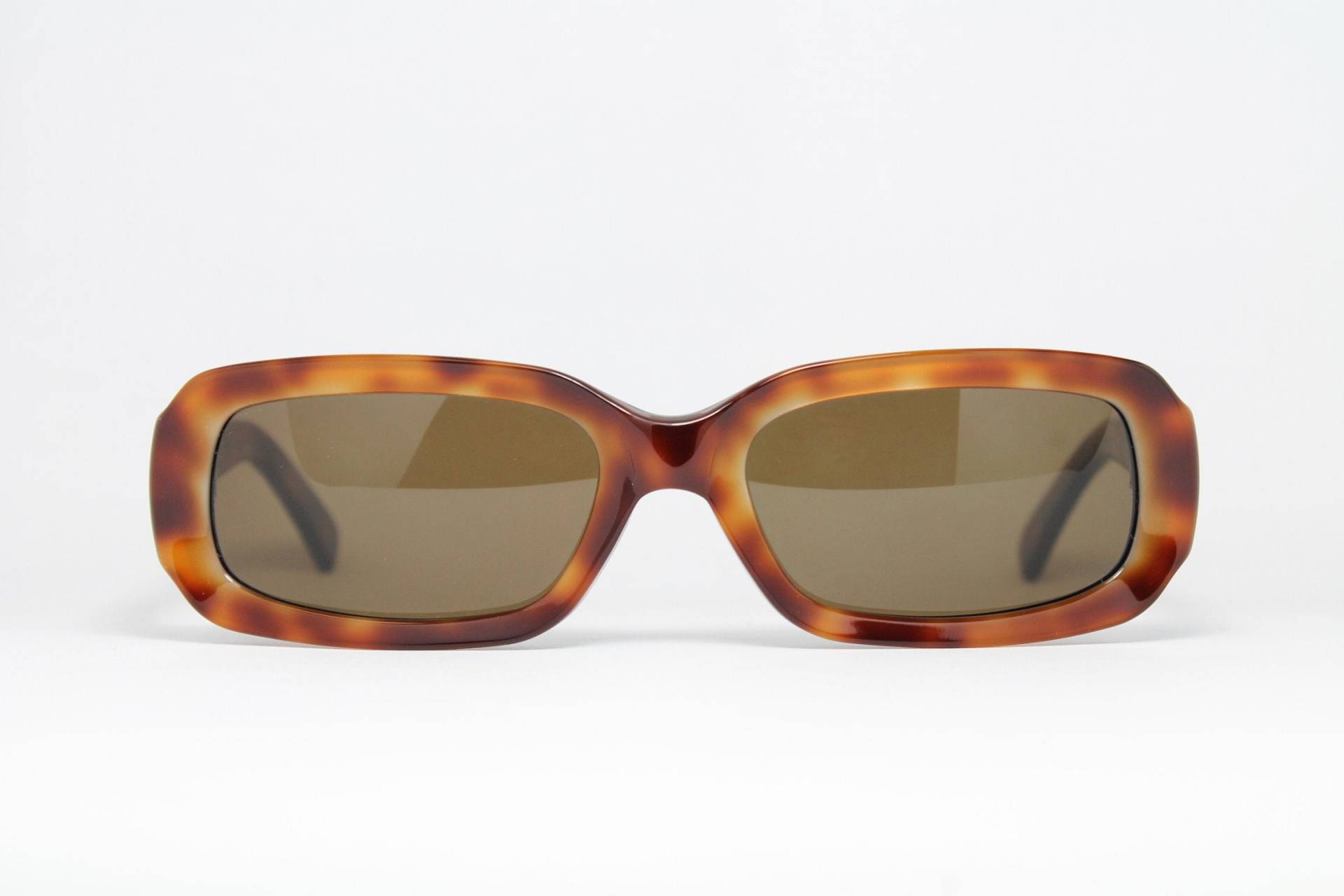Rechteckige Schale Cannes 560-973 Braun Cool Must Have Seltenes Unikat True Vintage Sonnenbrille Lunettes Occhiali Bril Solglasögon Lse04 von LuxurySunEyes