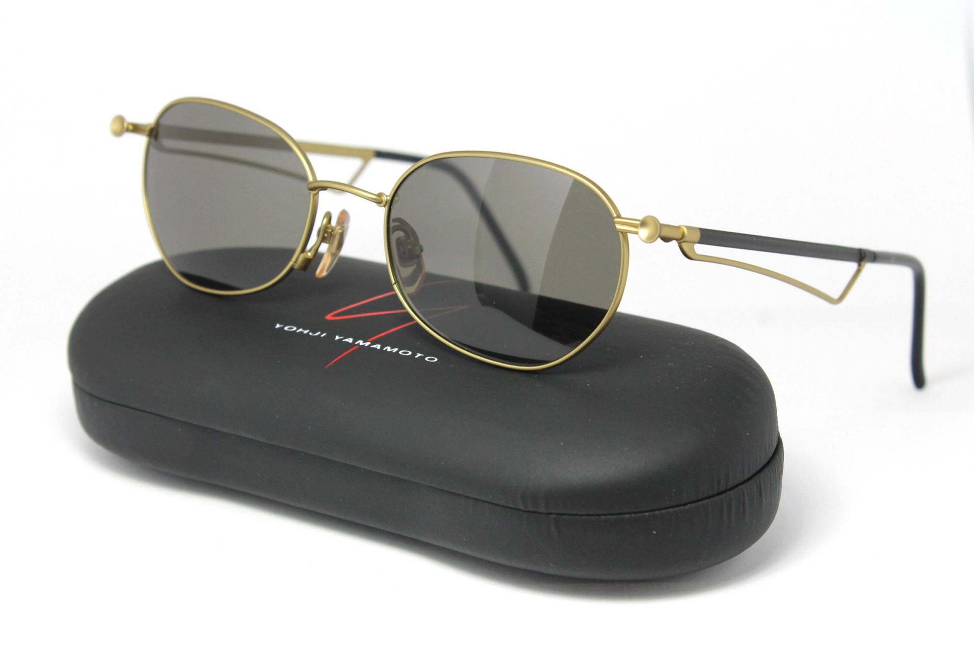 steampunk Original Yohji Yamamoto 52-4108 C.1 Ultra Rare Unikat True Vintage Sonnenbrille Lunettes Occhiali Solglasögon Gafas Lse07 von LuxurySunEyes