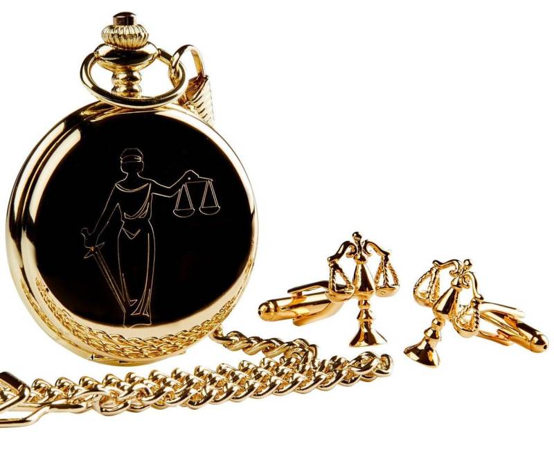 Gesetz Gold Taschenuhr Und Rechtliche Manschettenknöpfe Personalisiertes Geschenk Set Benutzerdefinierte Holz Fall Box Rechtsanwalt Richter Court von LuxuryVault
