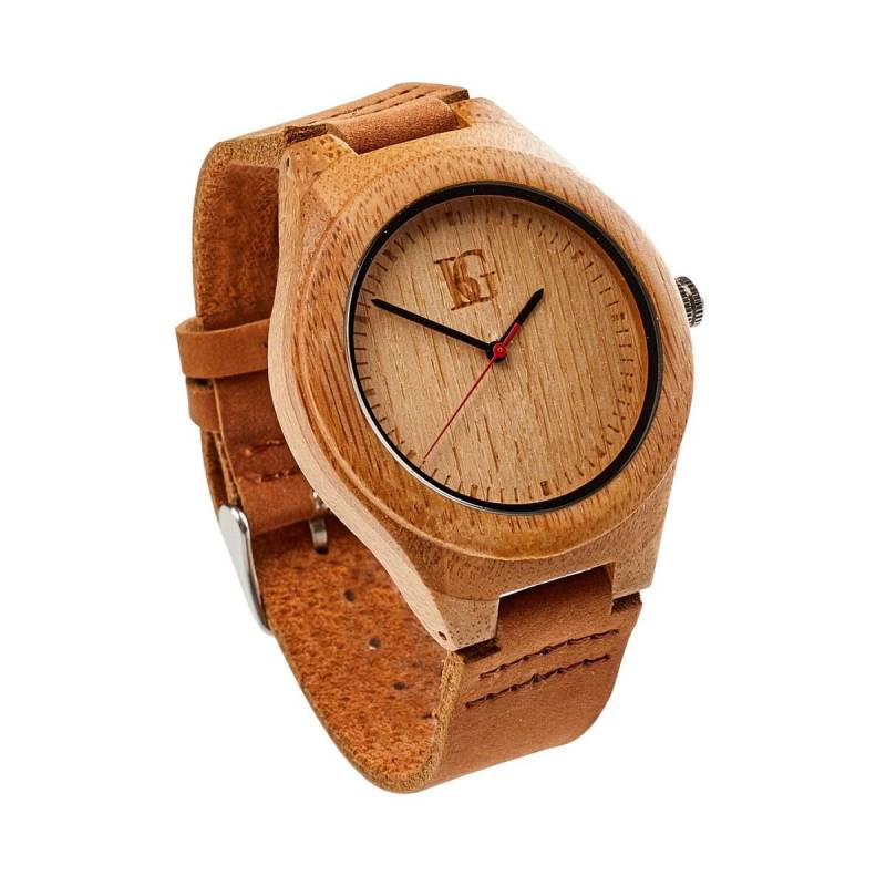 Unisex Armbanduhr Graviert Personalisierte Holz Echte Echtes Wildleder Leder Herren Frauen Entwerfer Geschenkbox Luxus Personalisiert von LuxuryVault