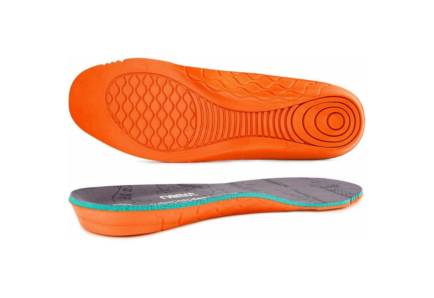 LuxusKollektion Aktivsohlen Einlegesohlen Herren Damen Arch Support Dämpfung 42 Grau Orang von LuxusKollektion