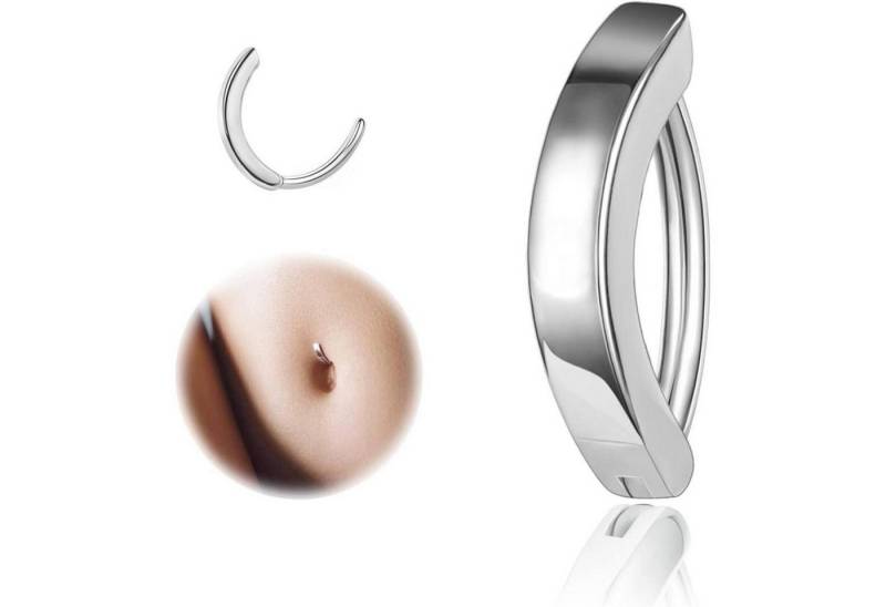 ZS Bauchnabelpiercing Bauchnabelpiercing 925 Silber 14G Diamanten Clicker Piercing Frauen ZS Bauchnabelpiercing Bauchnabelpiercing 925 Silber 14G Diamanten Clicker Piercing Frauen von ZS