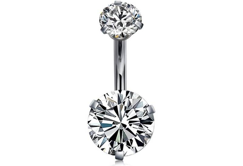 LuxusKollektion Bauchnabelpiercing Bauchnabelpiercing Titan G23 Stablänge 6 8 10 12 mm Damen 14g 6mm LuxusKollektion Bauchnabelpiercing Bauchnabelpiercing Titan G23 Stablänge 6 8 10 12 mm Damen 14g 6mm von LuxusKollektion