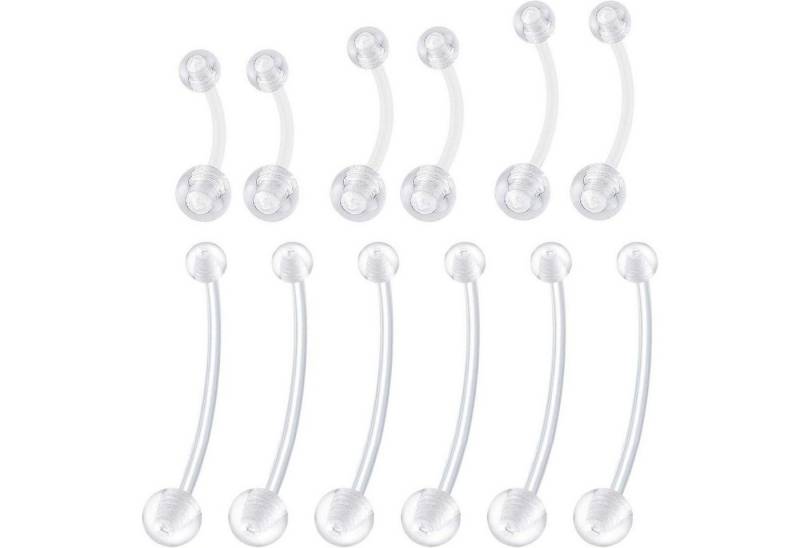 Mayhoop Bauchnabelpiercing Schwangerschaftspiercing Bauchnabelpiercing 14G Flexibel Bioflex von Mayhoop