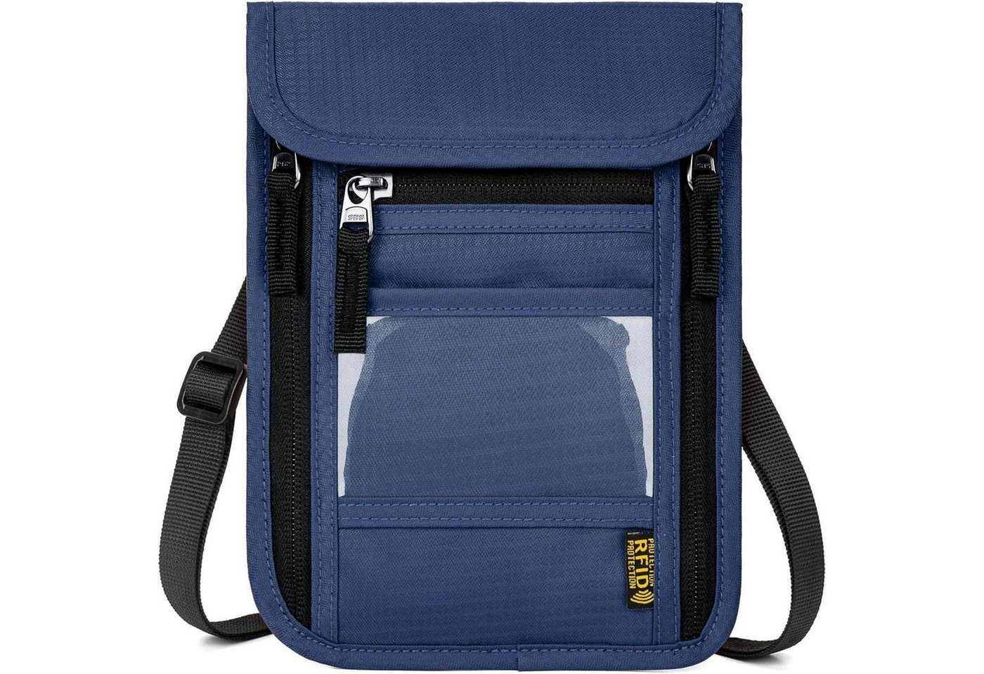 LuxusKollektion Bauchtasche Brustbeutel RFID Schutz, Reise Brusttasche für Damen Herren, Mehrere von LuxusKollektion