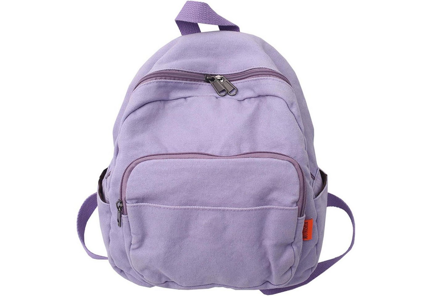 LuxusKollektion Cityrucksack Damen Rucksack Canvas Klein Lila für Schule Reise Arbeit Wandern von LuxusKollektion