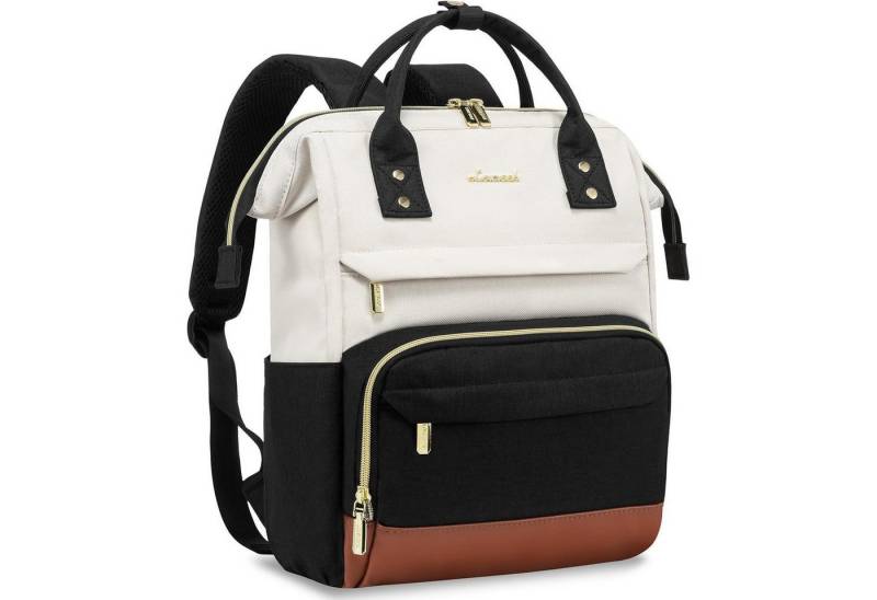 LuxusKollektion Cityrucksack Damen Rucksack Klein Elegant Wasserdicht 2 in 1 Backpack Schule Reise von LuxusKollektion