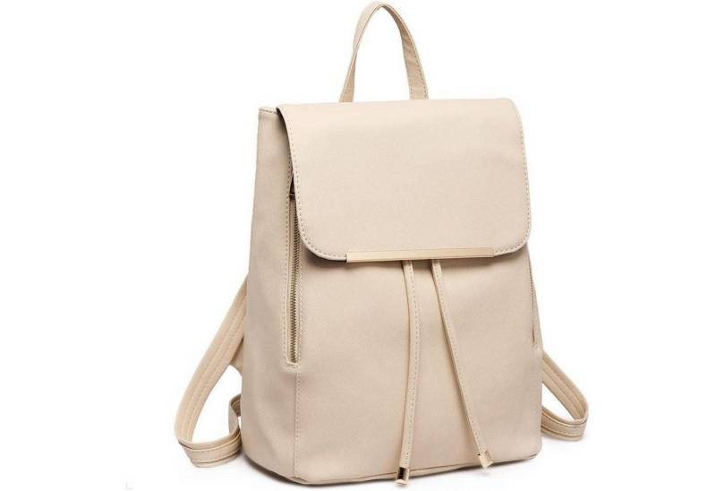 LuxusKollektion Cityrucksack Damen Rucksack Klein Wasserdicht Cityrucksack PU Leder Modern Reisen von LuxusKollektion