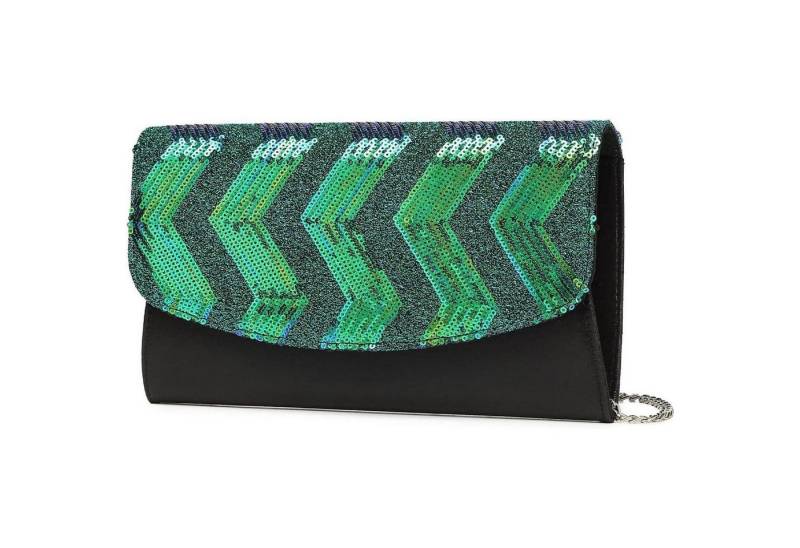 LuxusKollektion Clutch Damen Clutch Party Pailletten Umhängetasche Schwarz Gold Silber Grün LuxusKollektion Clutch Damen Clutch Party Pailletten Umhängetasche Schwarz Gold Silber Grün von LuxusKollektion