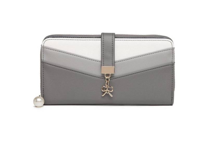 LuxusKollektion Clutch Damen Geldbörse Mehrfarbig V-Form PU Leder Design mit Colorblock LuxusKollektion Clutch Damen Geldbörse Mehrfarbig V-Form PU Leder Design mit Colorblock von LuxusKollektion