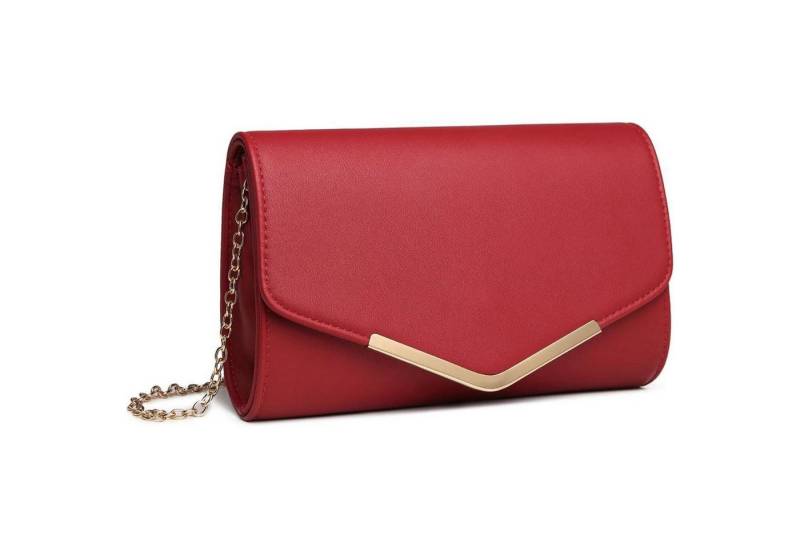 LuxusKollektion Clutch Damen Umschlag Clutch Elegant Abendtasche mit Kette für Hochzeit Party von LuxusKollektion