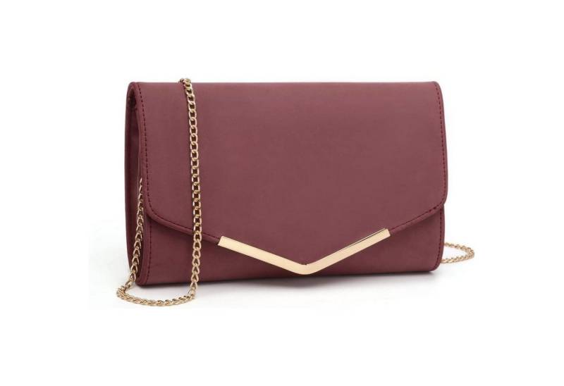 LuxusKollektion Clutch Elegante Damen Clutch Abendtasche mit Kettentasche Magnetverschluss von LuxusKollektion