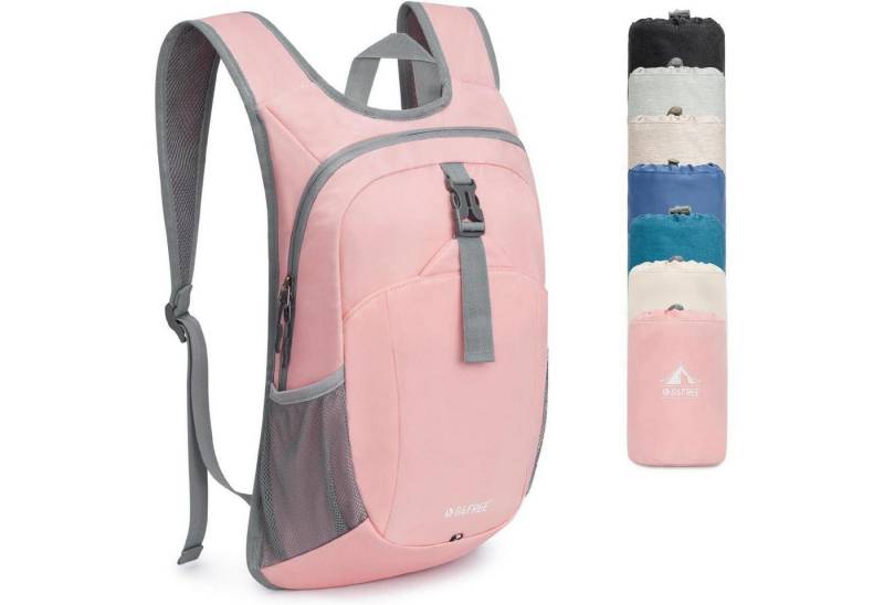 LuxusKollektion Daypack Rucksack 12L Faltbar Daypack Damen Herren Outdoor Rosa von LuxusKollektion