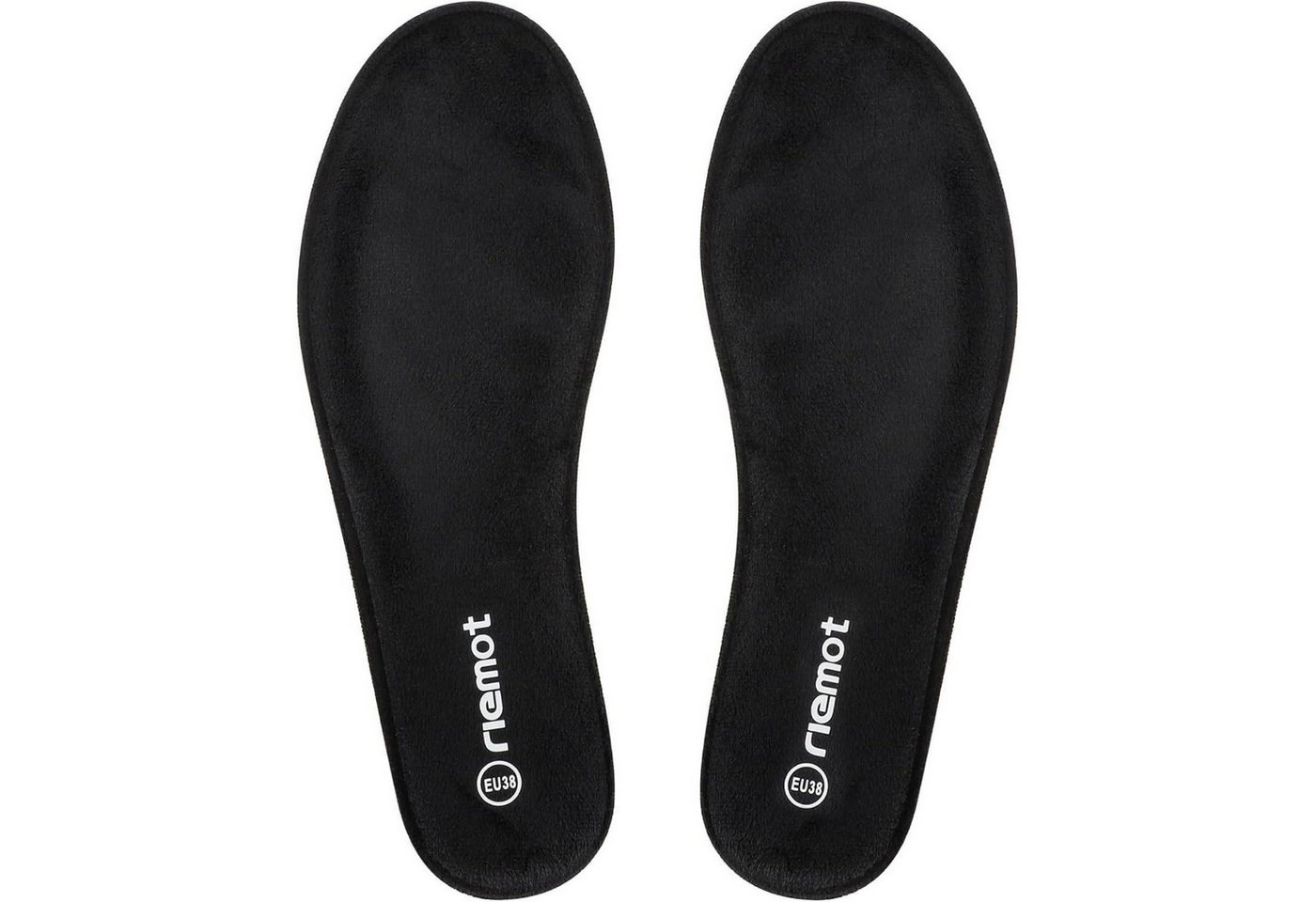 LuxusKollektion Einlegesohlen Einlegesohlen Memory Foam Damen Herren Schuhe Flanell Schwarz 45 von LuxusKollektion