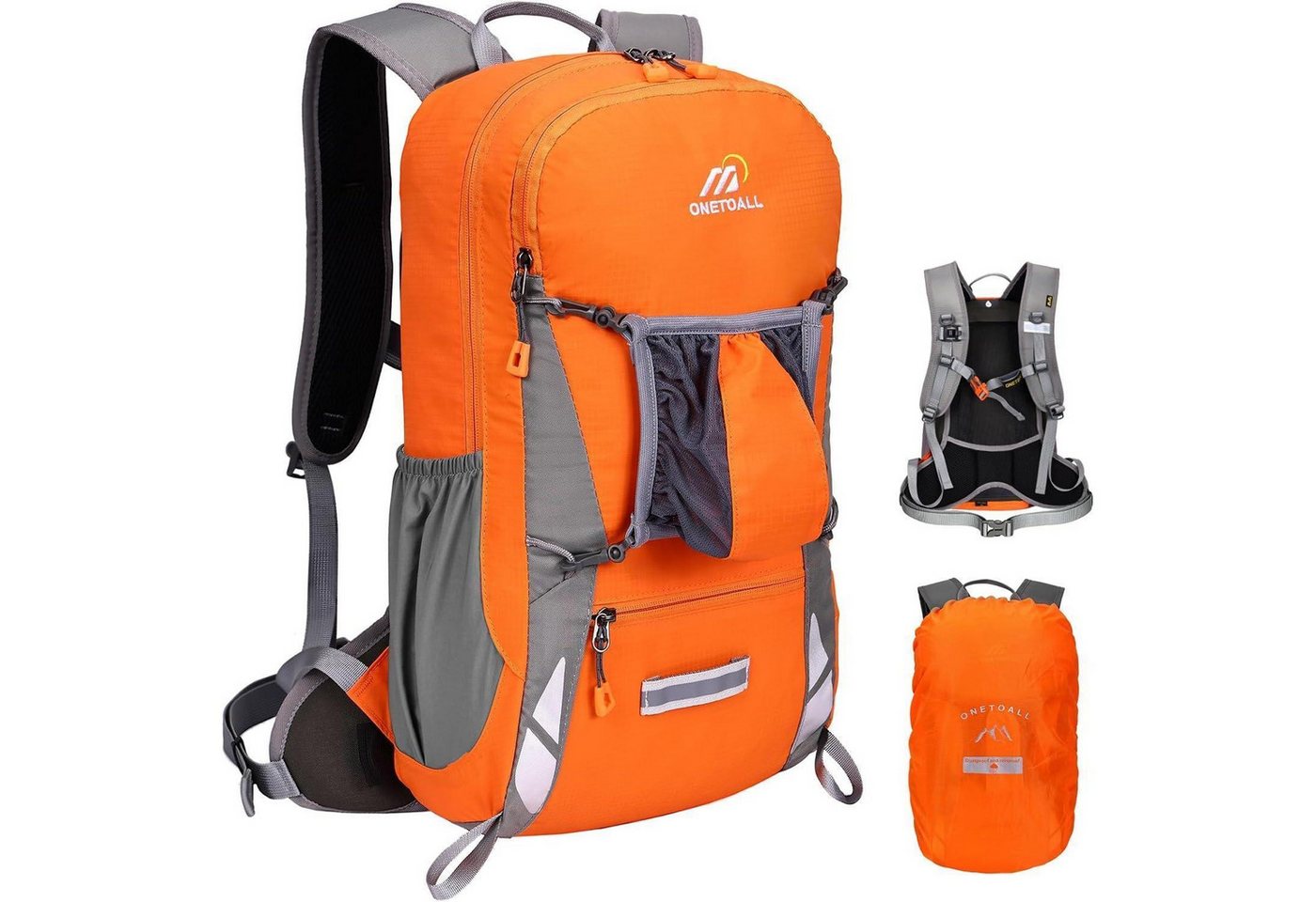 LuxusKollektion Fahrradrucksack Fahrradrucksack Wanderrucksack Rückenbelüftung Wasserdicht Orange 18l LuxusKollektion Fahrradrucksack Fahrradrucksack Wanderrucksack Rückenbelüftung Wasserdicht Orange 18l von LuxusKollektion
