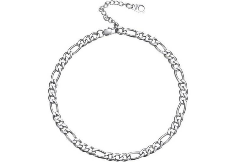 LuxusKollektion Fußkette und Zehenring Set Fußkette Damen Ankerkette Panzerkette 04 Figarokette 5mm Silber von LuxusKollektion