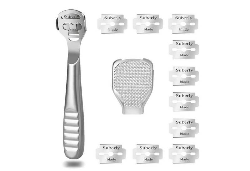 FYACCD Fußraspel Hornhaut Hobel Set - Edelstahl Fußpflege Set mit Ersatz Klingen von FYACCD