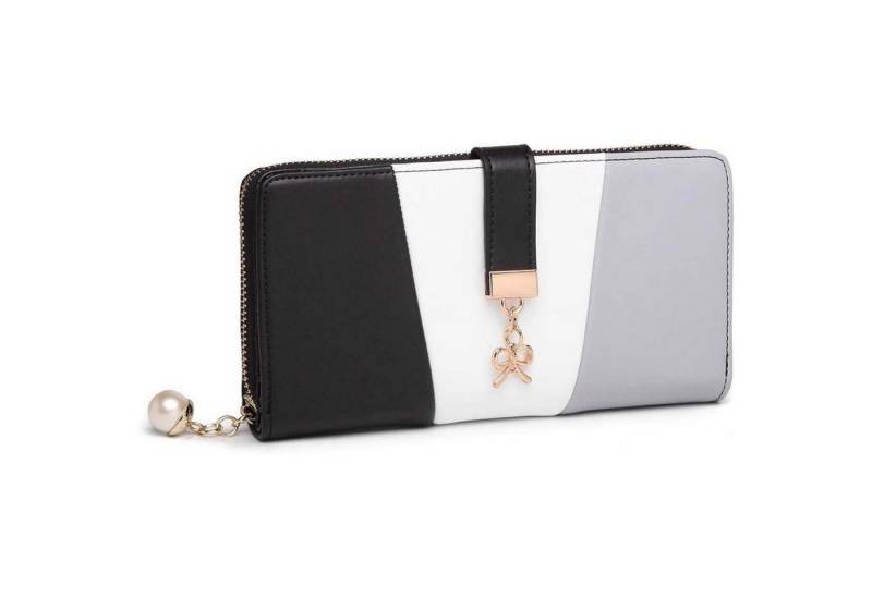 LuxusKollektion Gürteltasche Damen Geldbörse Mehrfarbig Portemonnaie aus Kunstleder Lang mit vielen von LuxusKollektion