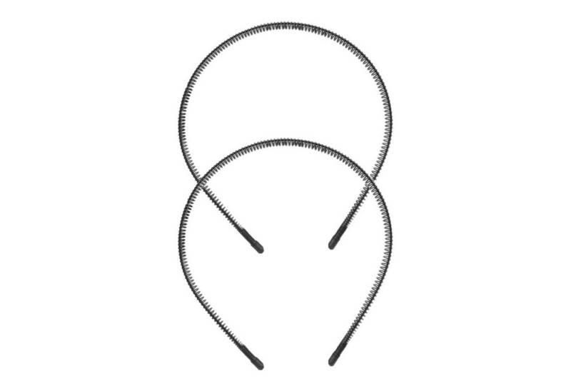 LuxusKollektion Haarband 2er Pack Metall Haarband Unisex Elastisch Rutschfest für Sport Yoga von LuxusKollektion
