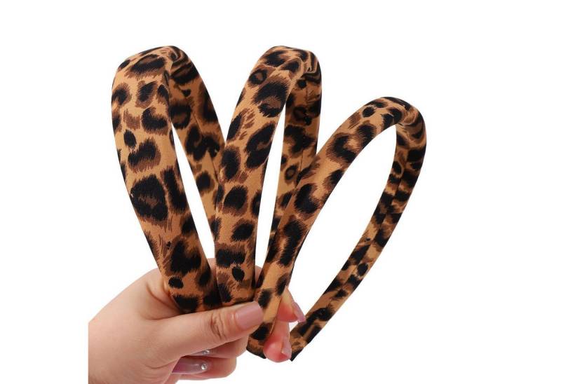 LuxusKollektion Haarband 3er Set Leopardmuster Kopfbänder für Frauen Mädchen bequem und von LuxusKollektion