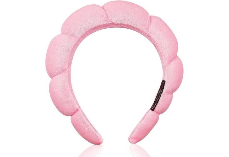 LuxusKollektion Haarband Spa-Stirnband Damen Schwamm Frottee Make-up Hautpflege Pink 1 von LuxusKollektion