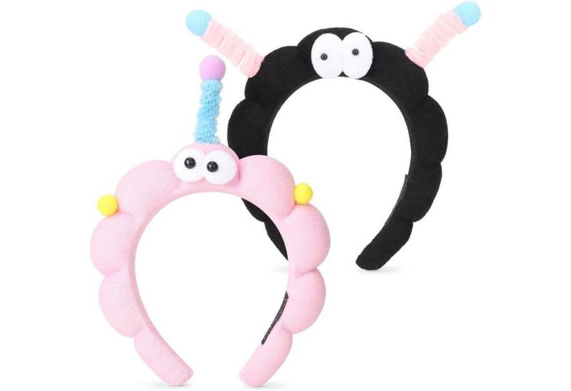 LuxusKollektion Haarband Spa-Stirnband Damen Schwamm Frottee Make-up Waschen Hautpflege 2 Stück von LuxusKollektion