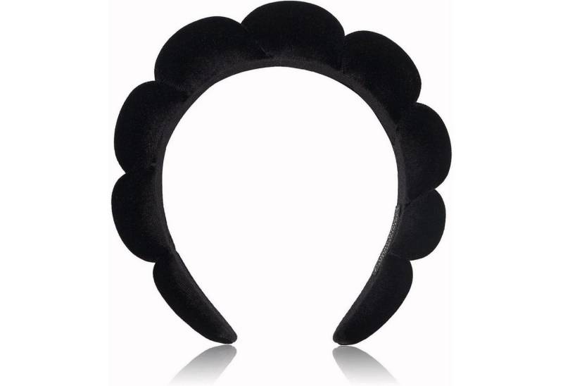 LuxusKollektion Haarband Spa-Stirnband Damen Schwamm-Stirnband Gesichtsreinigung Wolken Frottee von LuxusKollektion