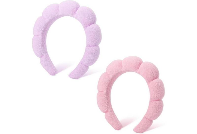 LuxusKollektion Haarband Spa-Stirnband Damen Schwamm Stirnband Waschen Gesicht Frottee Makeup von LuxusKollektion