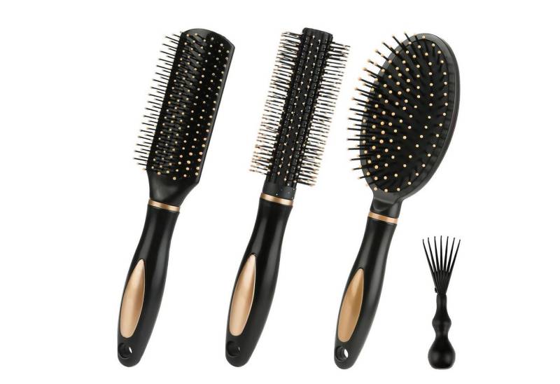 LuxusKollektion Haarbürsten-Set Haarbürste Set Antistatisch Massage Männer Hairbrushes von LuxusKollektion