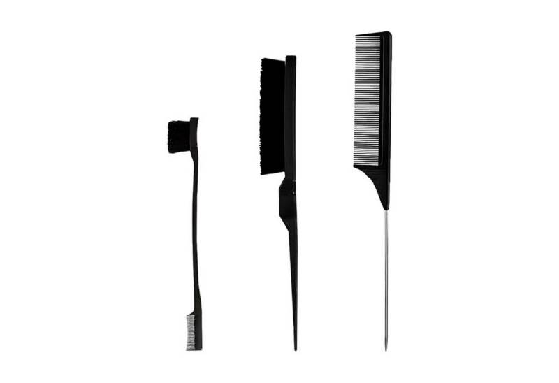 LuxusKollektion Haarbürsten-Set Haarbürsten Set 3-Teiliges Haarkamm Stylingkämm Haarkantenbürste von LuxusKollektion