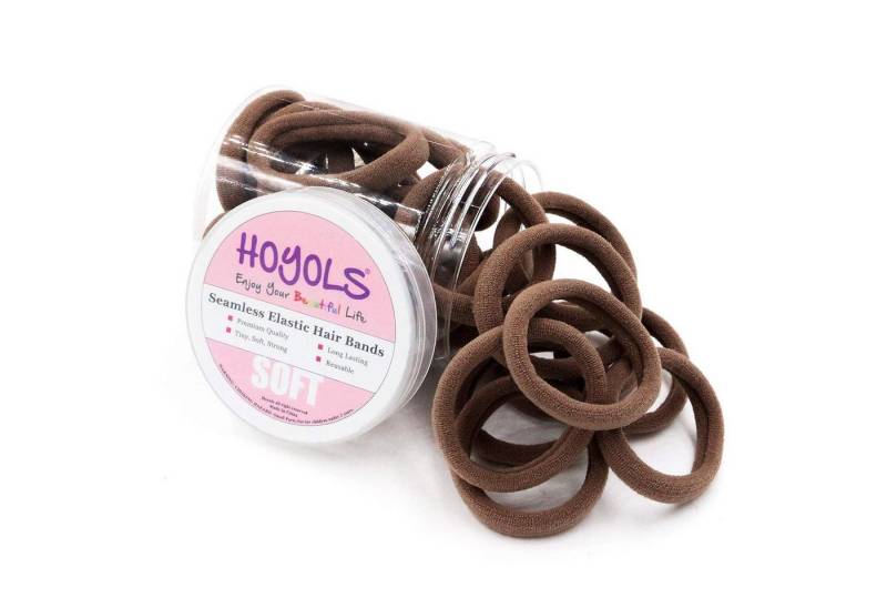 LuxusKollektion Haargummi 1.6 Zoll elastische Haarbinder 50 Stück - Nylon Pferdeschwanz Halter von LuxusKollektion