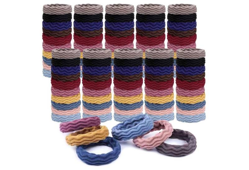 TSHAOUN Haargummi 100 Dickes Baumwolle Haarband Zopfgummis für Frauen Mädchen - 100er von TSHAOUN