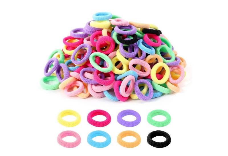 LuxusKollektion Haargummi 200 Stück Kleine bunte Haargummis für Mädchen Baby von LuxusKollektion
