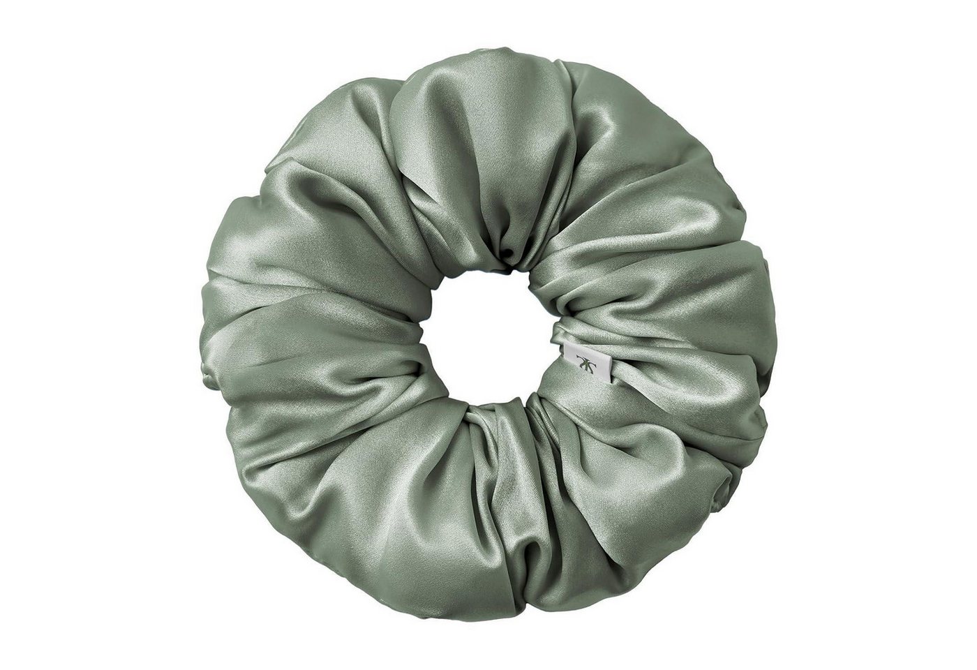 LuxusKollektion Haargummi Damen Jumbo Haargummi Maulbeerseide Schwarz XL Haarschleife von LuxusKollektion