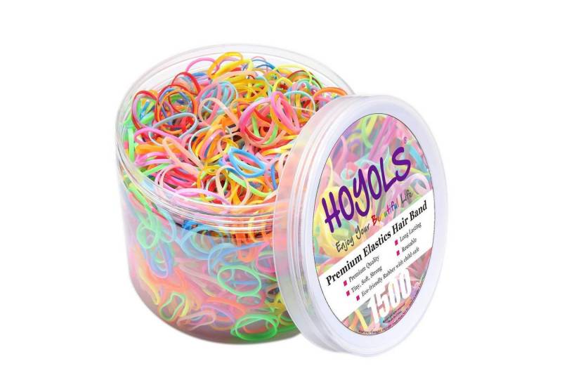 LuxusKollektion Haargummi Elastische Haargummis Haarbänder Mädchen 1500 Stück Packung von LuxusKollektion