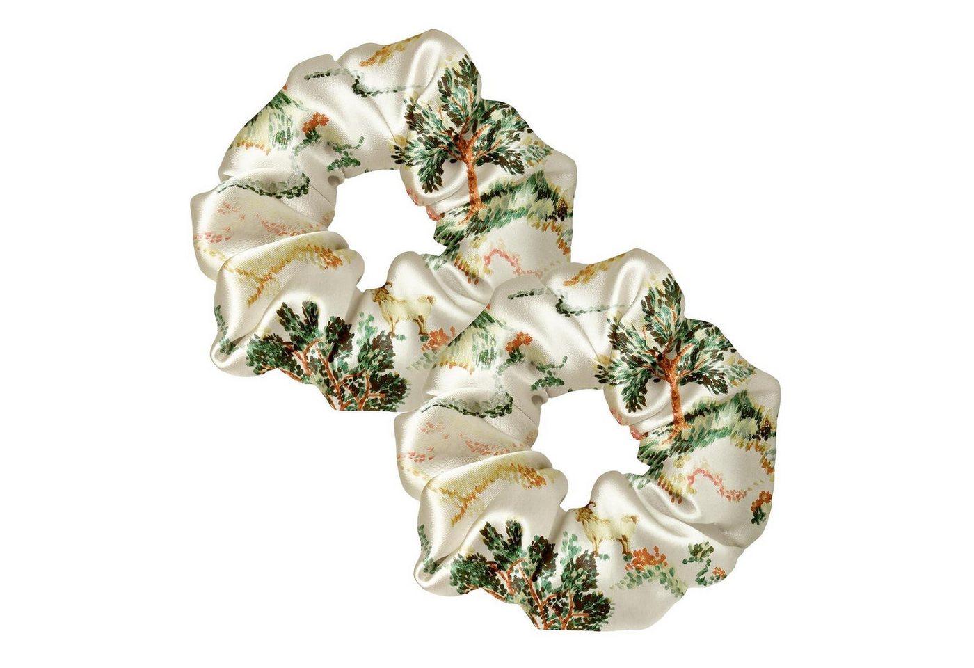 LuxusKollektion Haargummi Haargummi Seide Damen Pferdeschwanzhalter 1 stück (2er Pack) Widder von LuxusKollektion